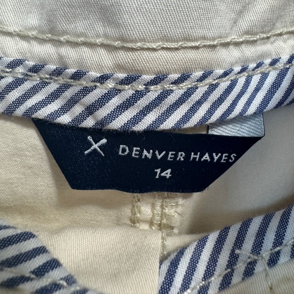 Denver Hayes Hi-Rise Straight Crop Pants Beige - Picture 4 of 13